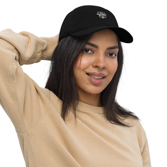 Unisex Organic Classic Hat with White Embroidery